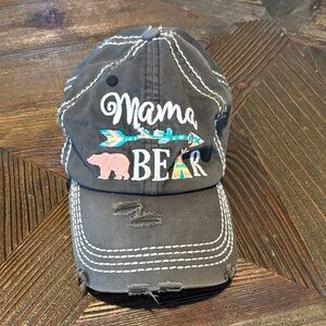 KBETHOS Mama Bear Kids Cap - Black and Multicolor